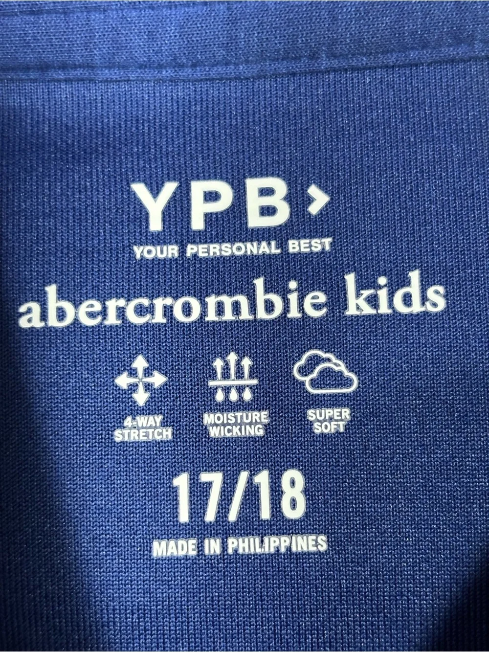 Abercrombie KidsYPB Neoknit Hoodie and Joggers Set 17/18 Top 15/16 Bottom Blue